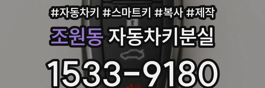 조원동 자동차키분실