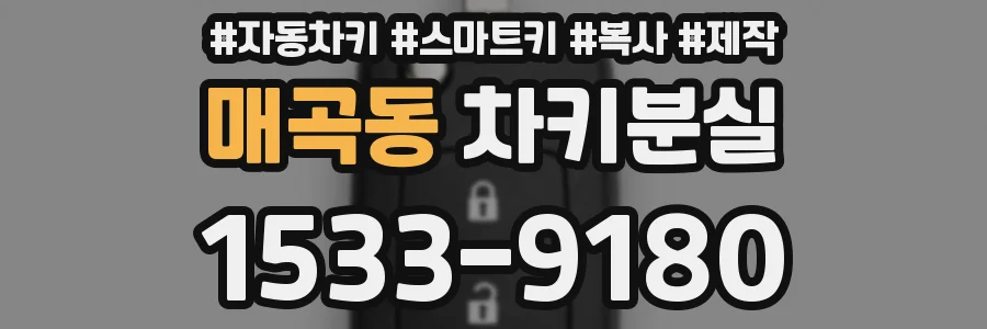 매곡동 차키분실