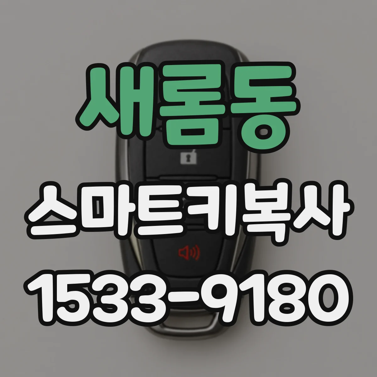 새롬동 스마트키복사