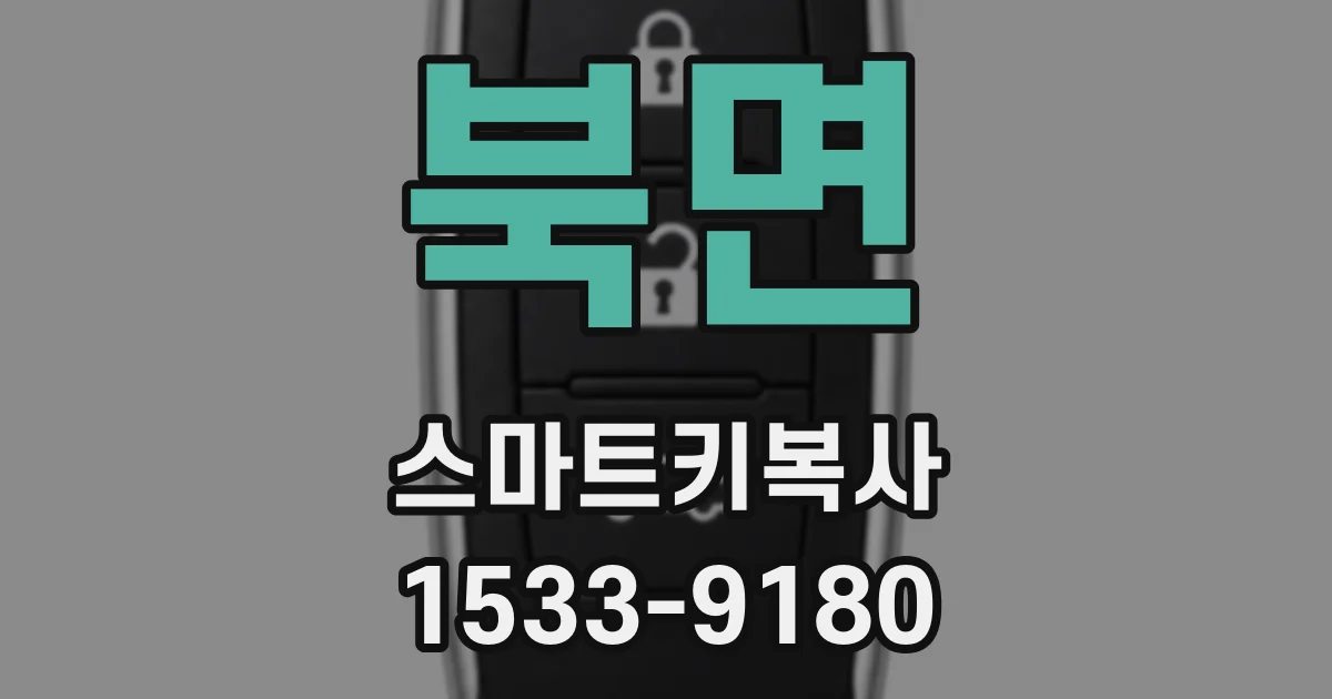 북면 스마트키복사