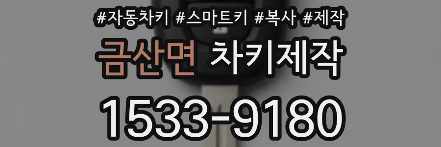 금산면 차키제작