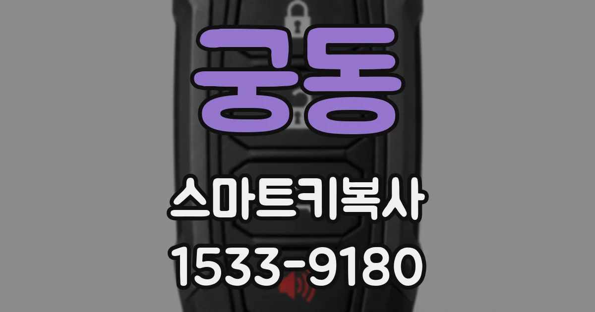 궁동 스마트키복사