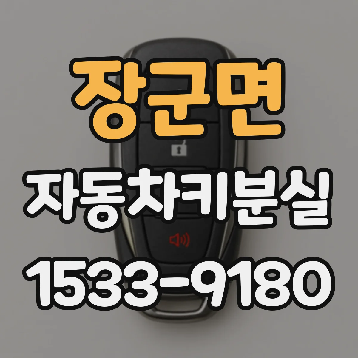 장군면 자동차키분실