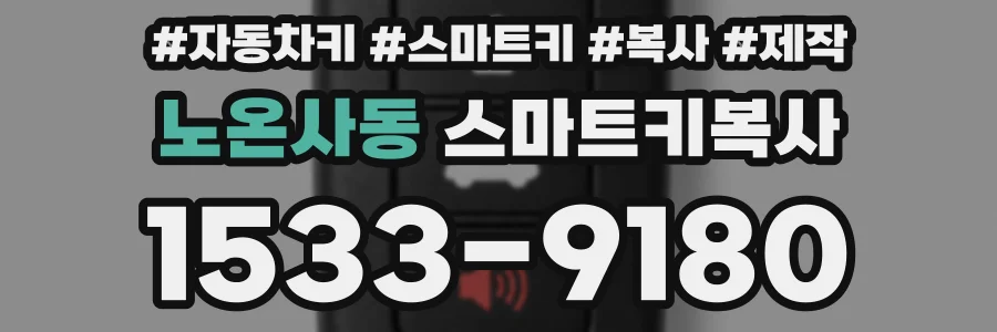 노온사동 스마트키복사