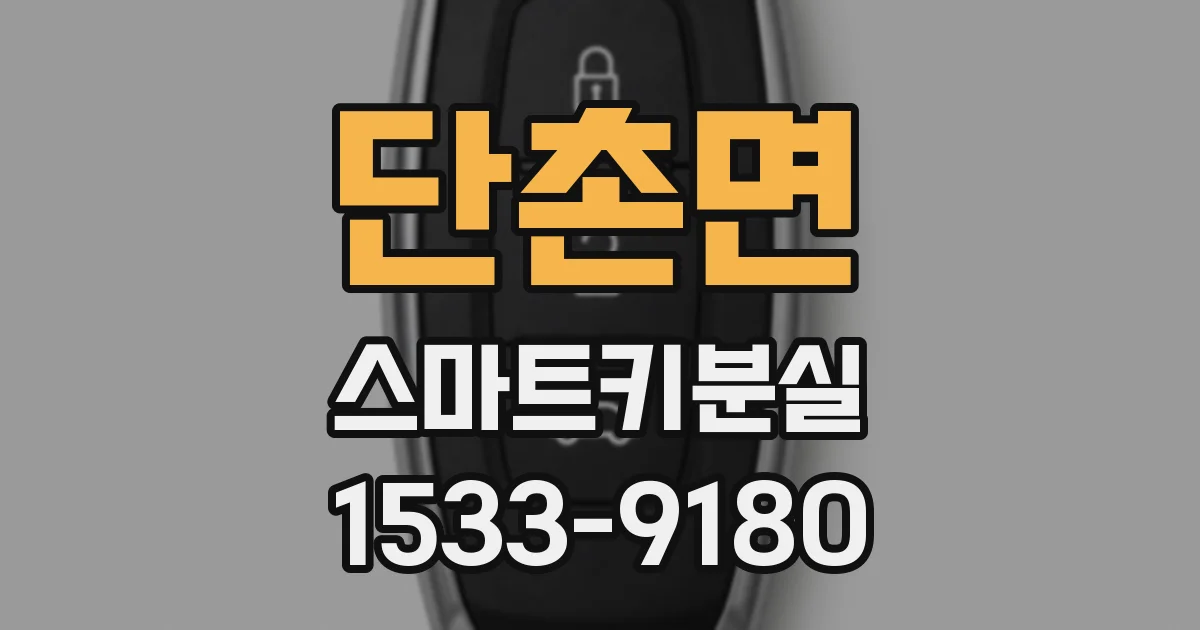 단촌면 스마트키분실