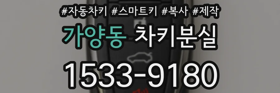 가양동 차키분실