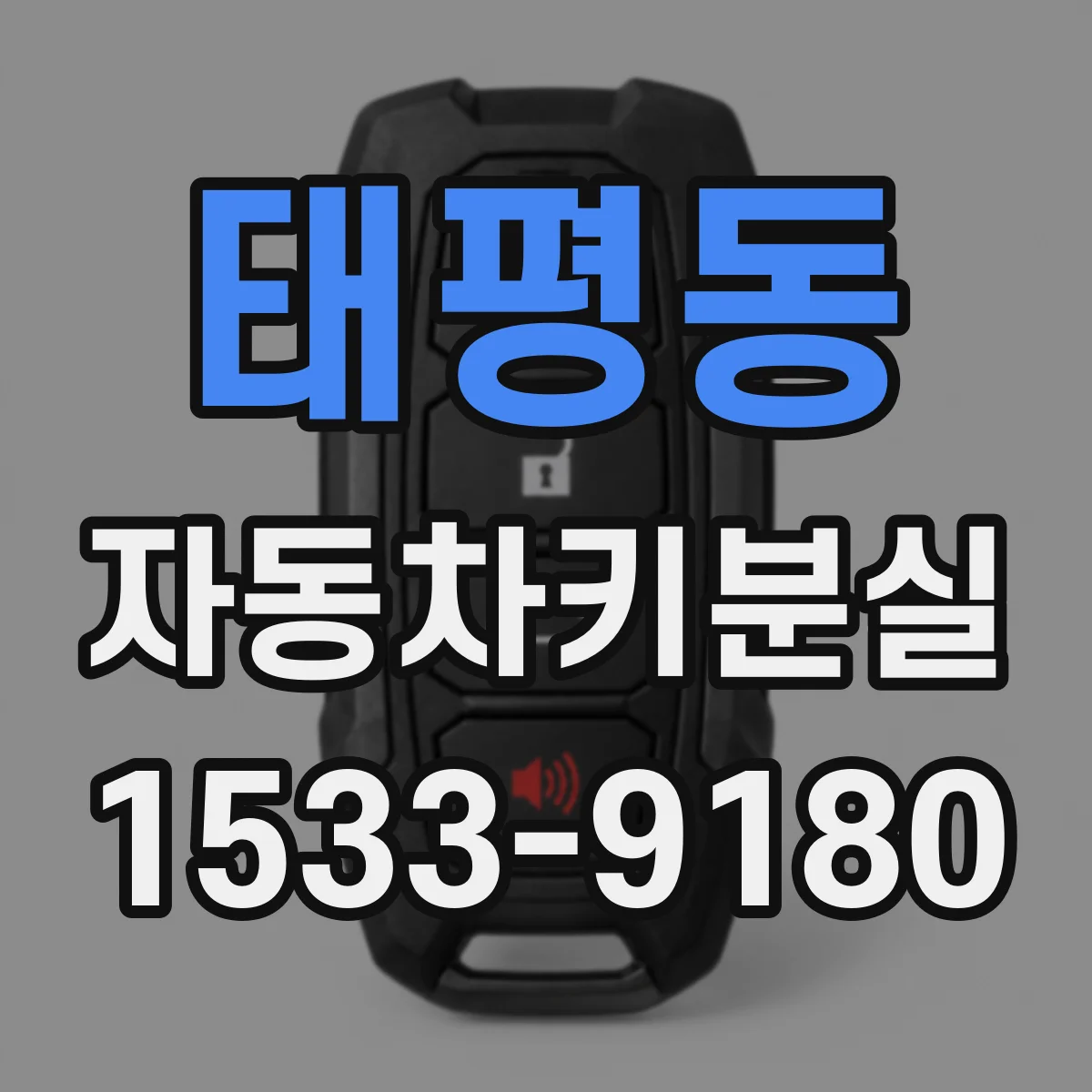 태평동 자동차키분실