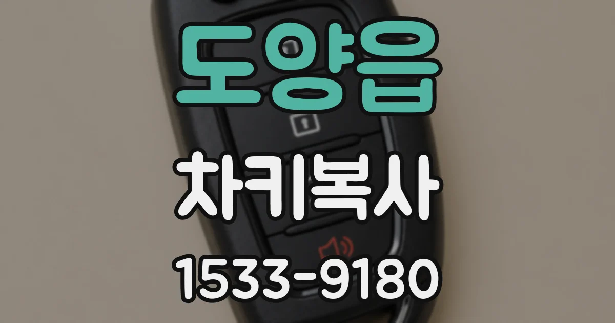 도양읍 차키복사
