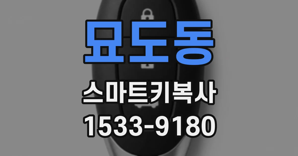 묘도동 스마트키복사