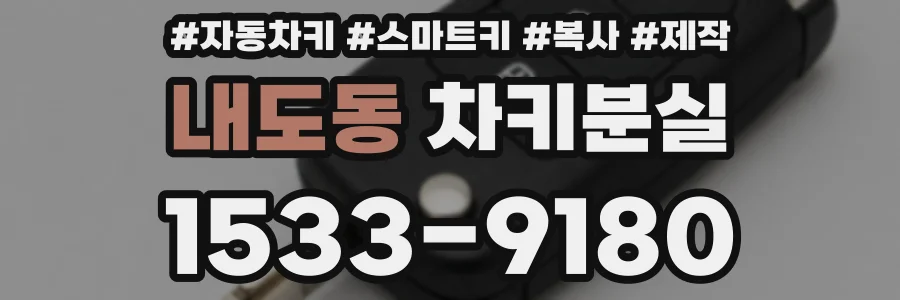 내도동 차키분실