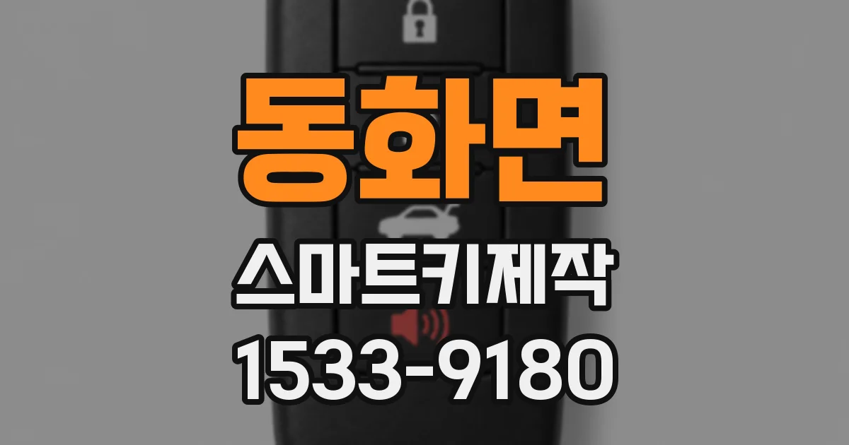 동화면 스마트키제작