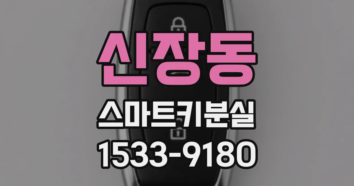신장동 스마트키분실