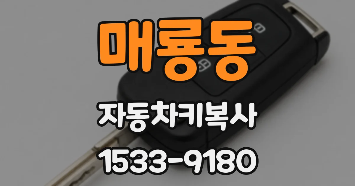 매룡동 자동차키복사
