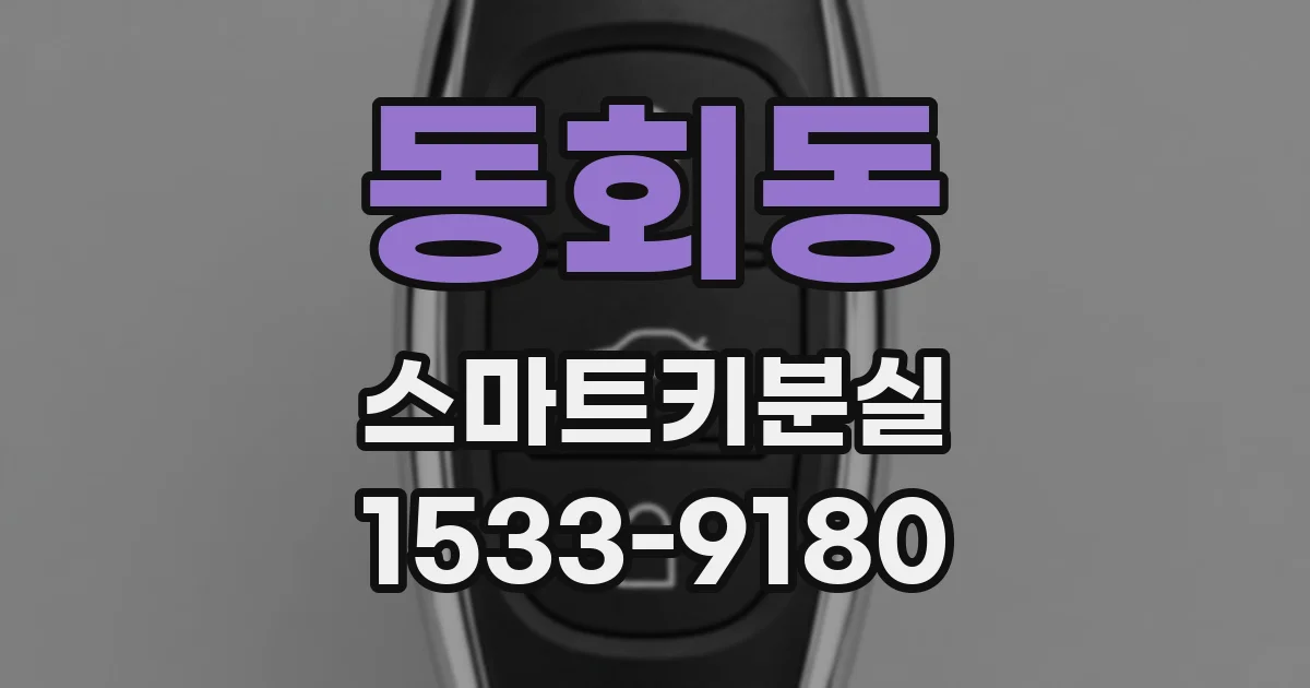 동회동 스마트키분실