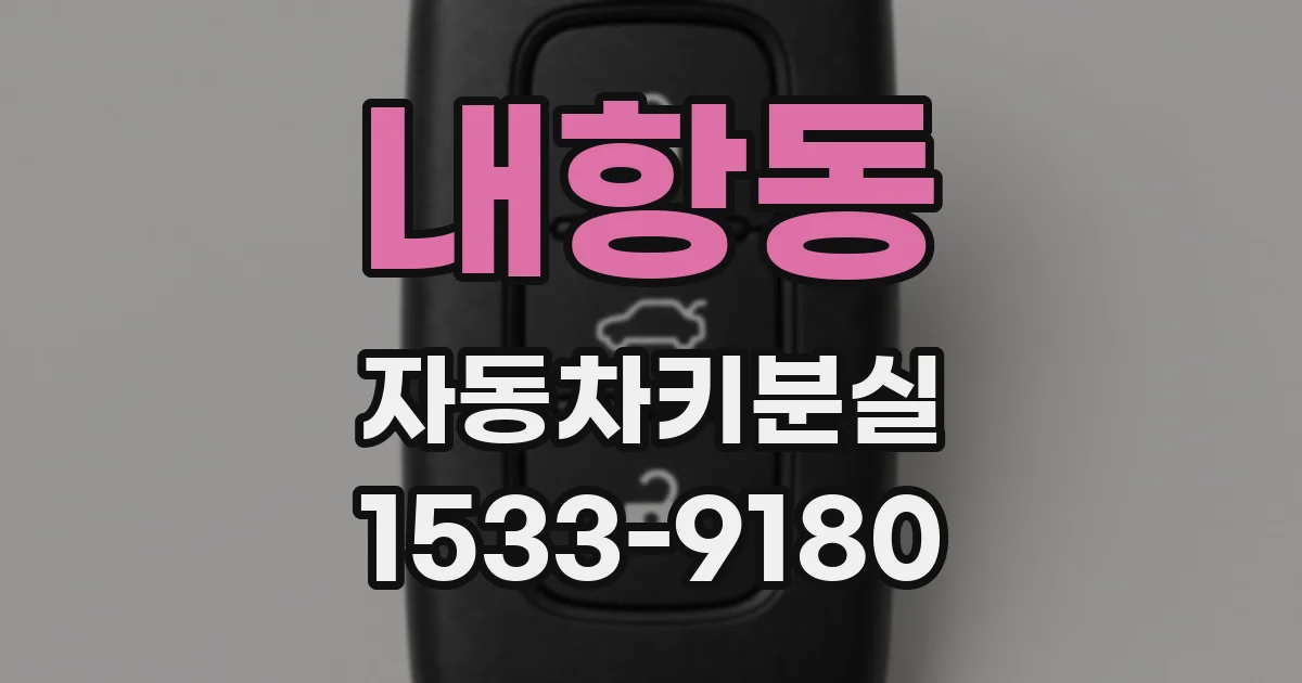 내항동 자동차키분실