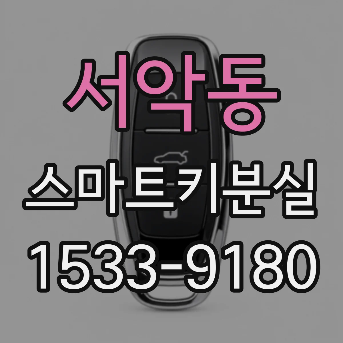 서악동 스마트키분실
