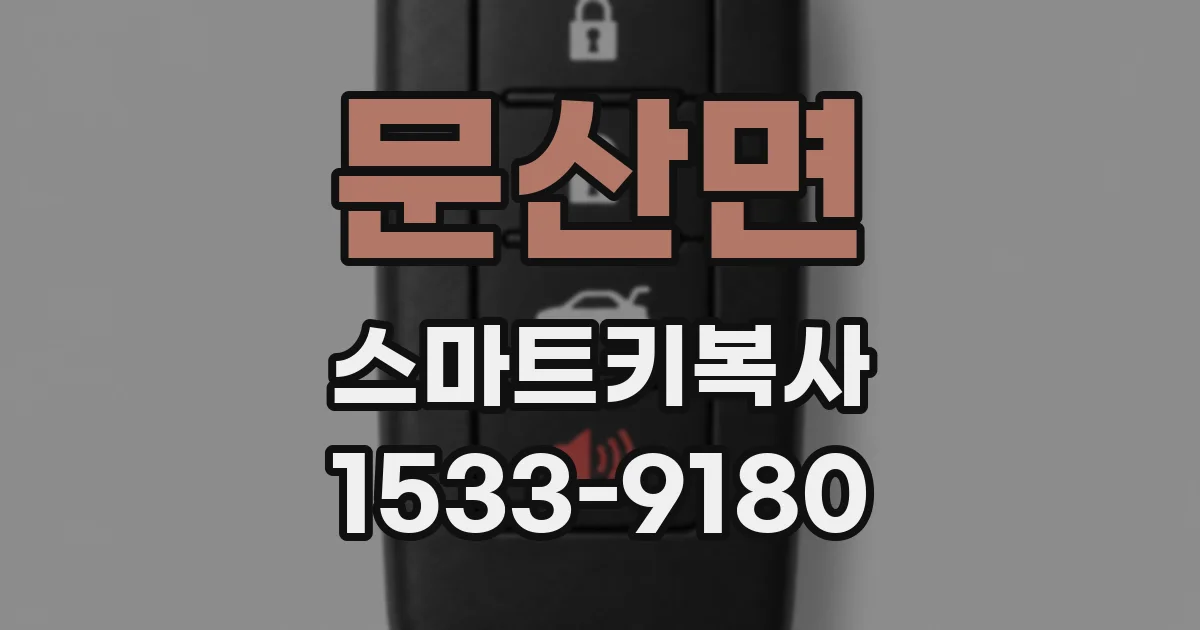 문산면 스마트키복사