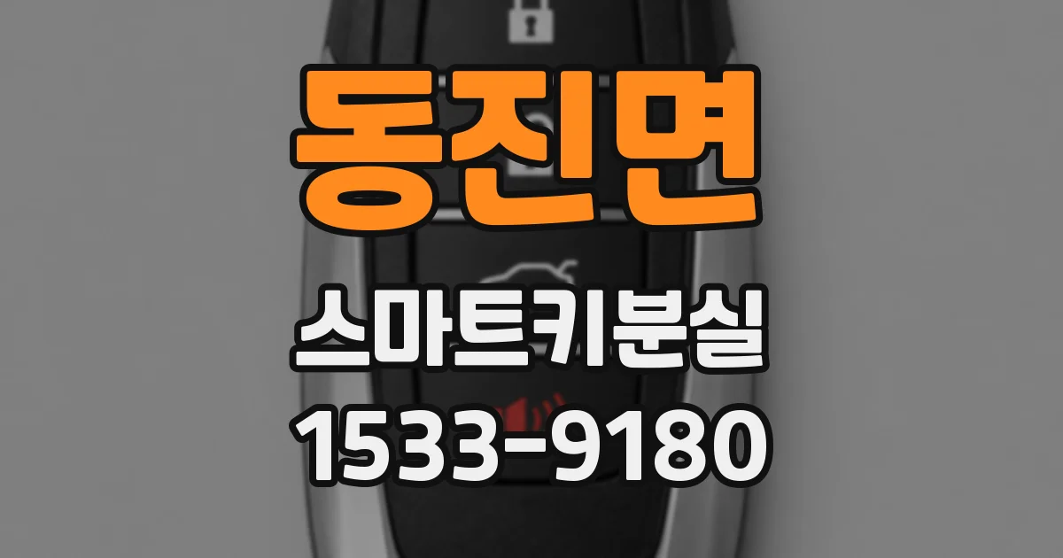 동진면 스마트키분실