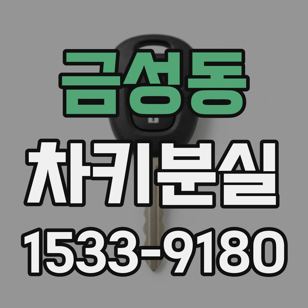 금성동 차키분실