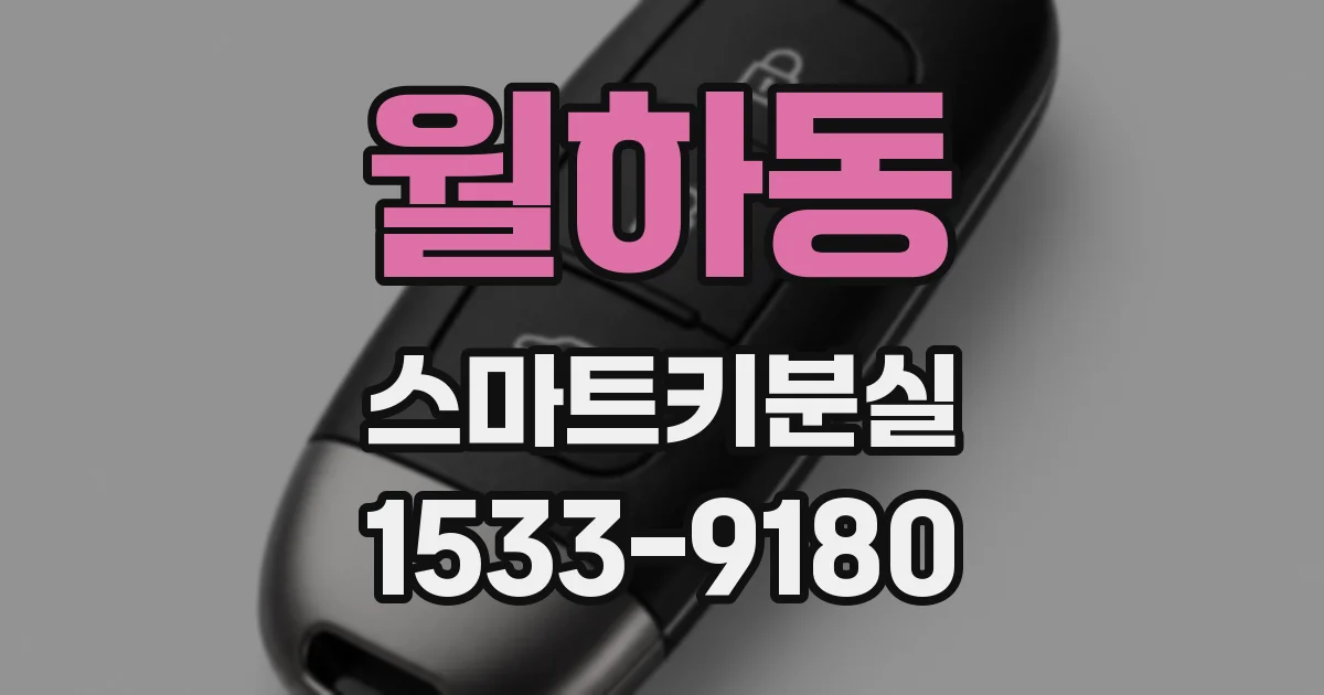 월하동 스마트키분실