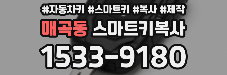 매곡동 스마트키복사