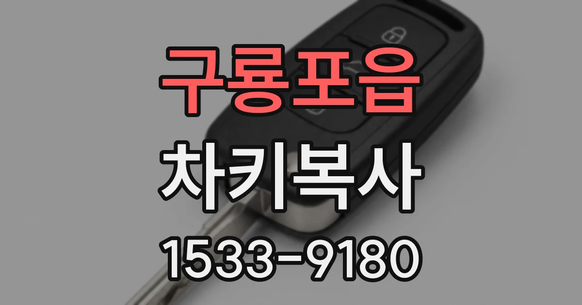 구룡포읍 차키복사