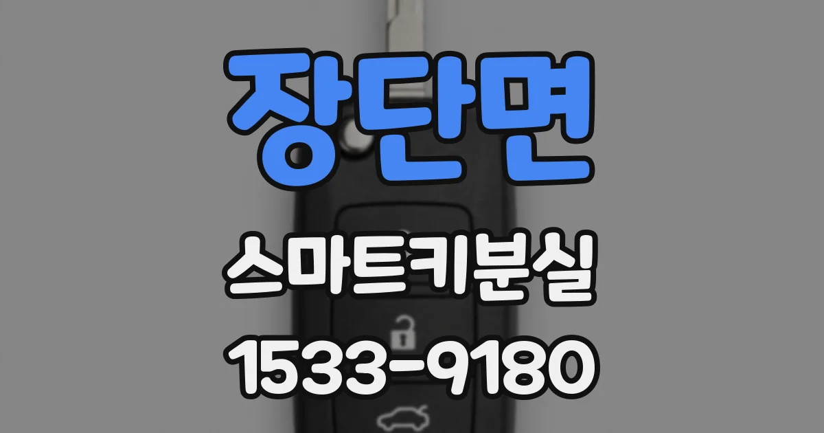 장단면 스마트키분실
