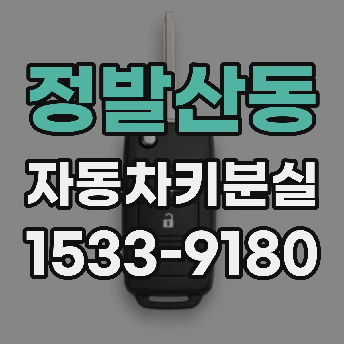 정발산동 자동차키분실
