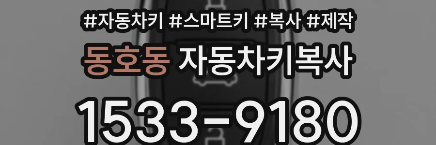 동호동 자동차키복사