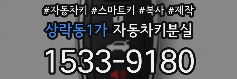 상락동1가 자동차키분실