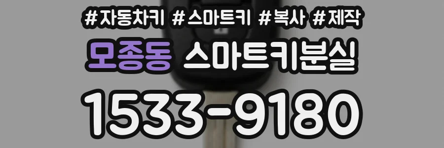모종동 스마트키분실