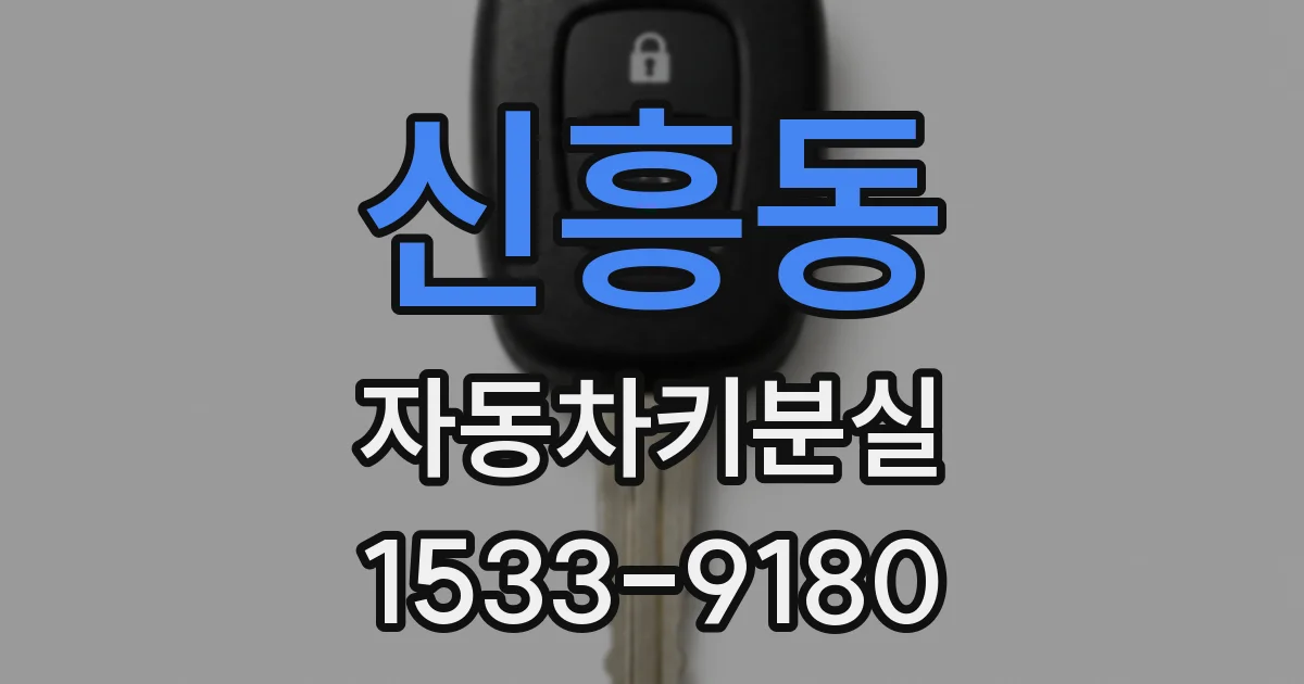 신흥동 자동차키분실