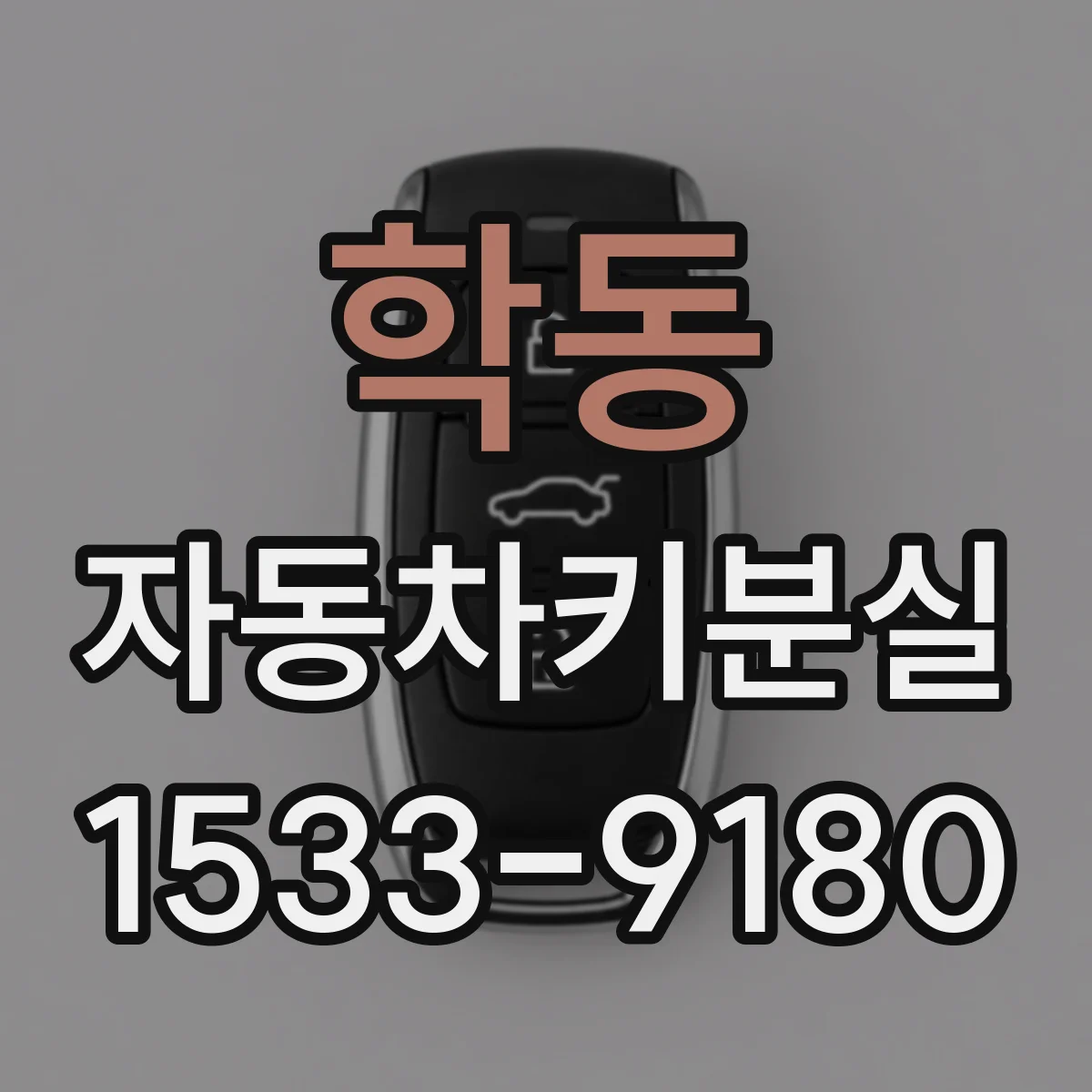 학동 자동차키분실