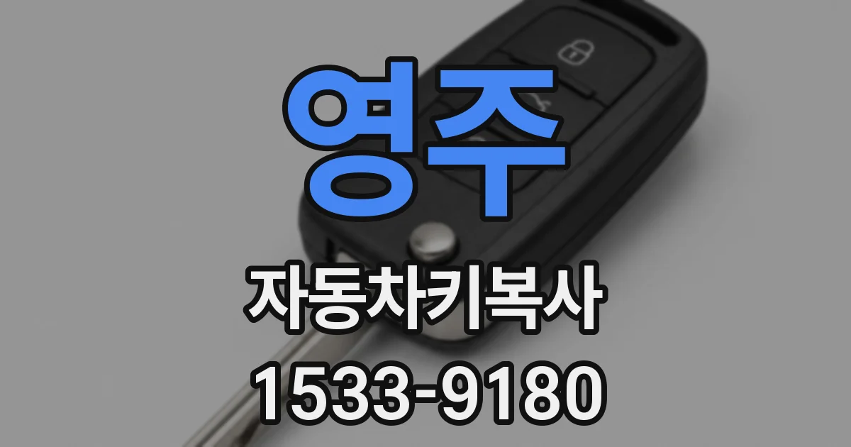 영주 자동차키복사