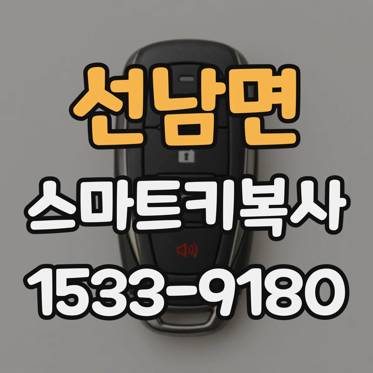 선남면 스마트키복사