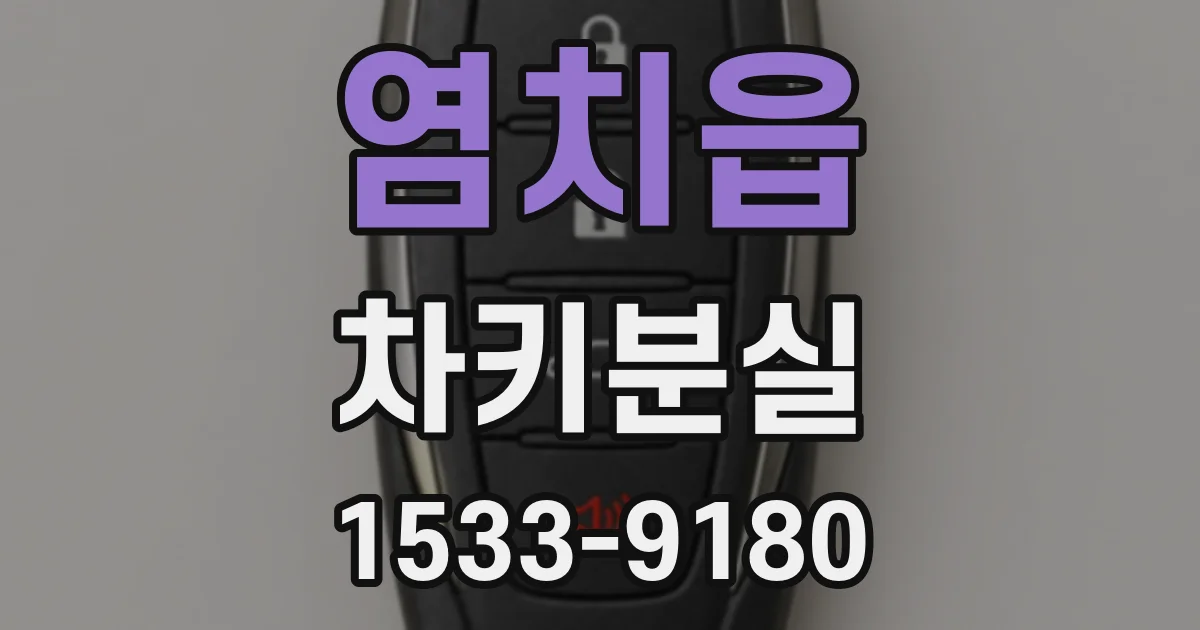 염치읍 차키분실