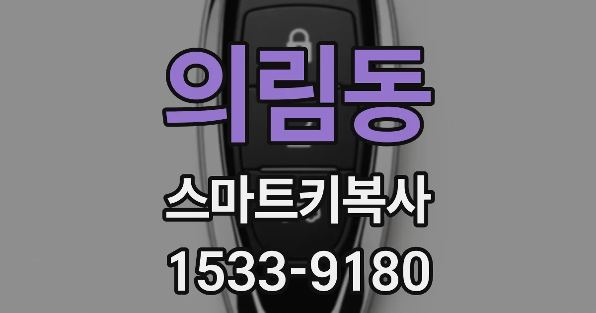 의림동 스마트키복사