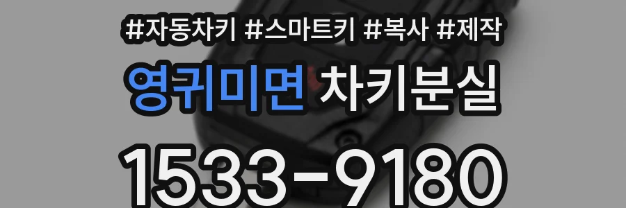 영귀미면 차키분실
