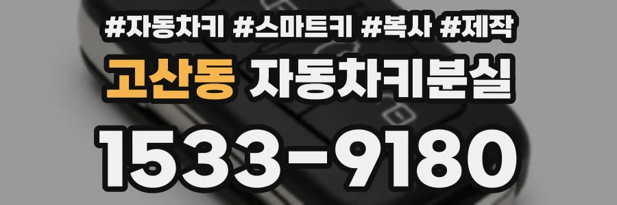 고산동 자동차키분실