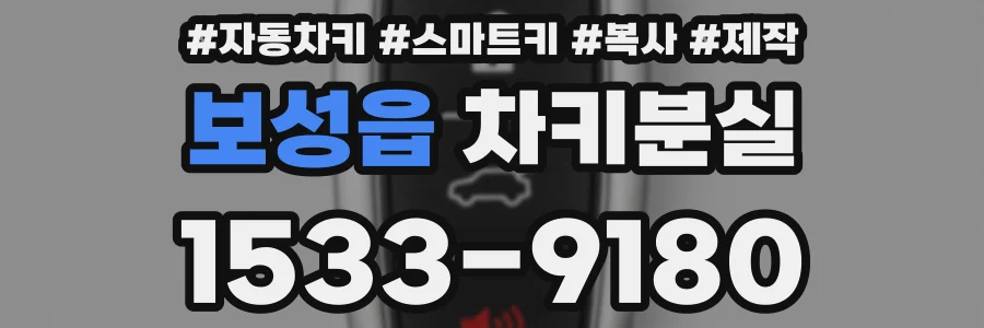 보성읍 차키분실