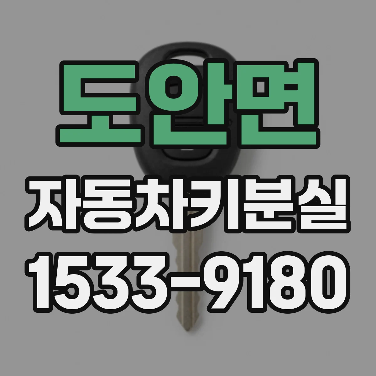 도안면 자동차키분실