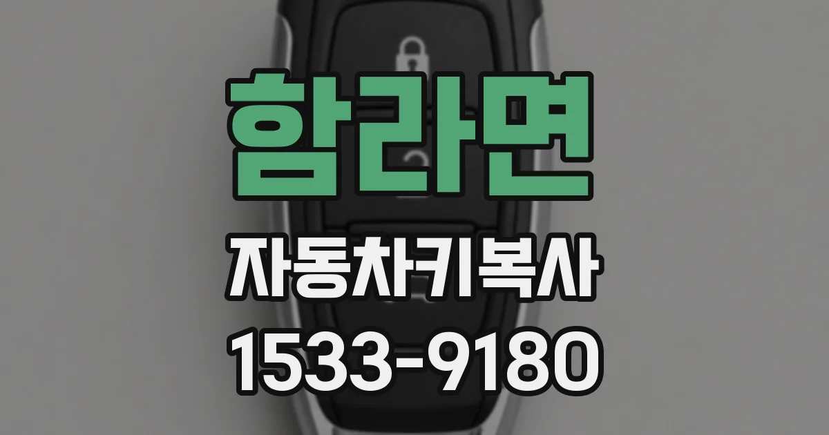 함라면 자동차키복사
