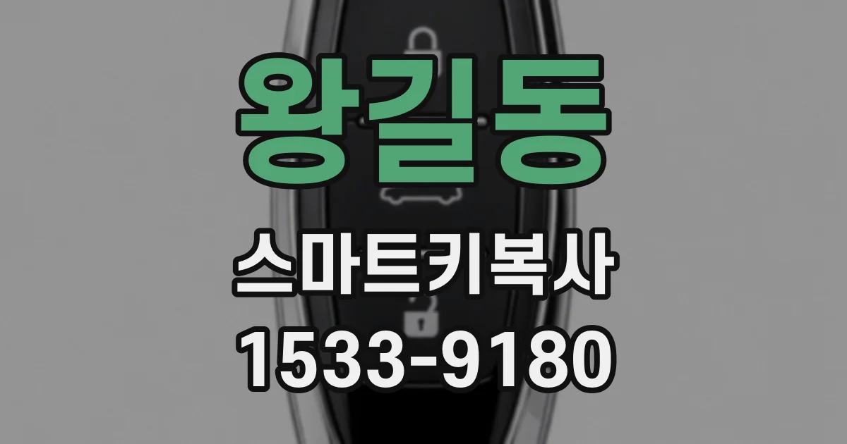 왕길동 스마트키복사