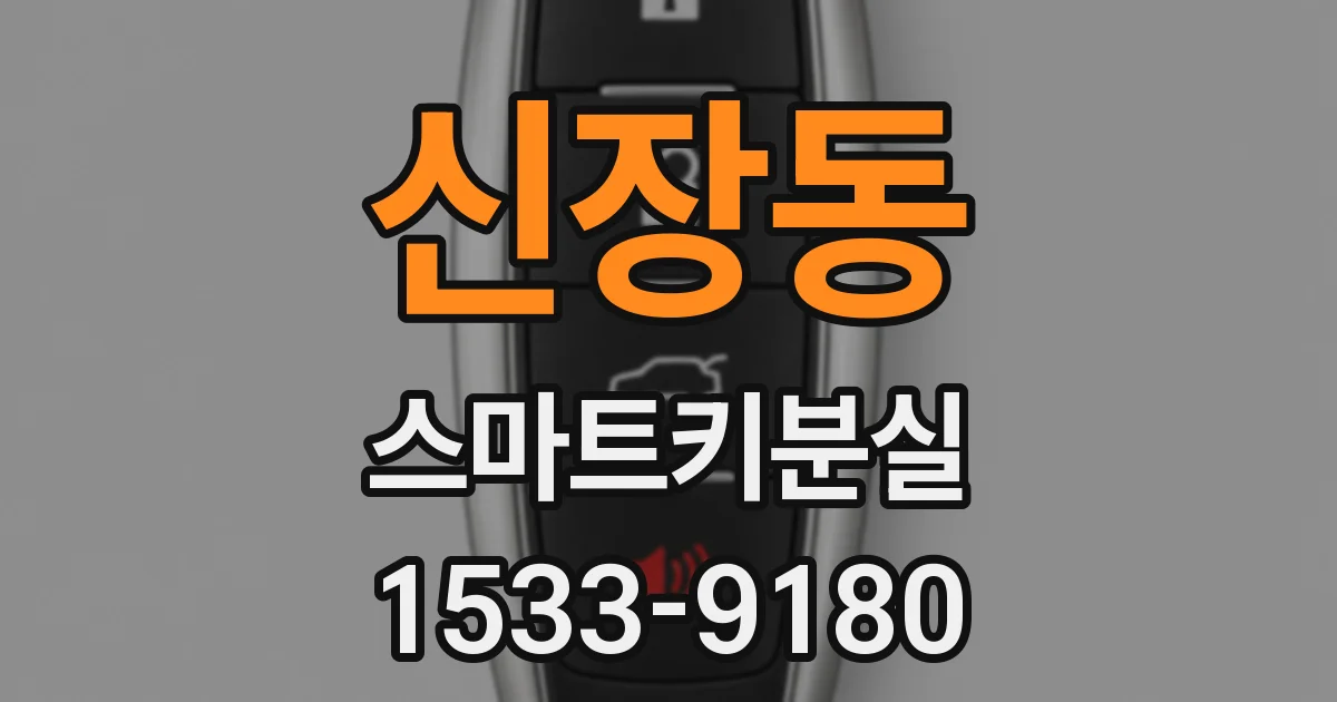 신장동 스마트키분실