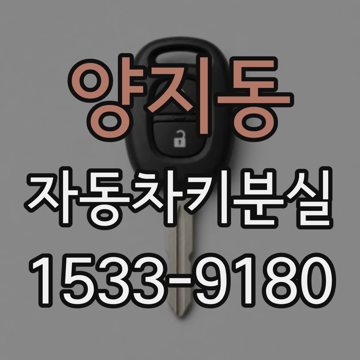양지동 자동차키분실