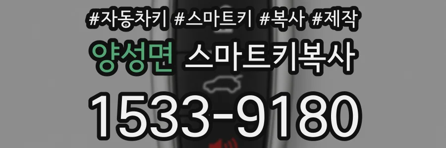 양성면 스마트키복사