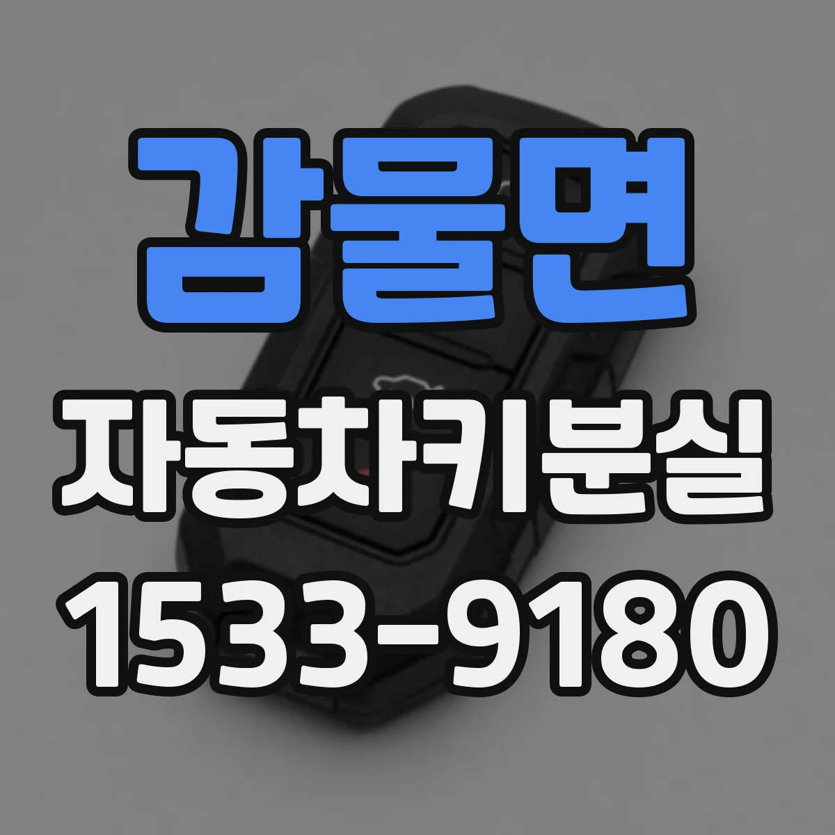 감물면 자동차키분실