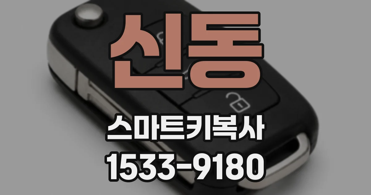 신동 스마트키복사