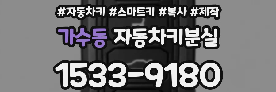 가수동 자동차키분실