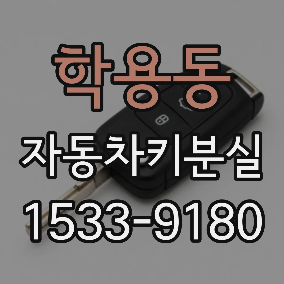 학용동 자동차키분실